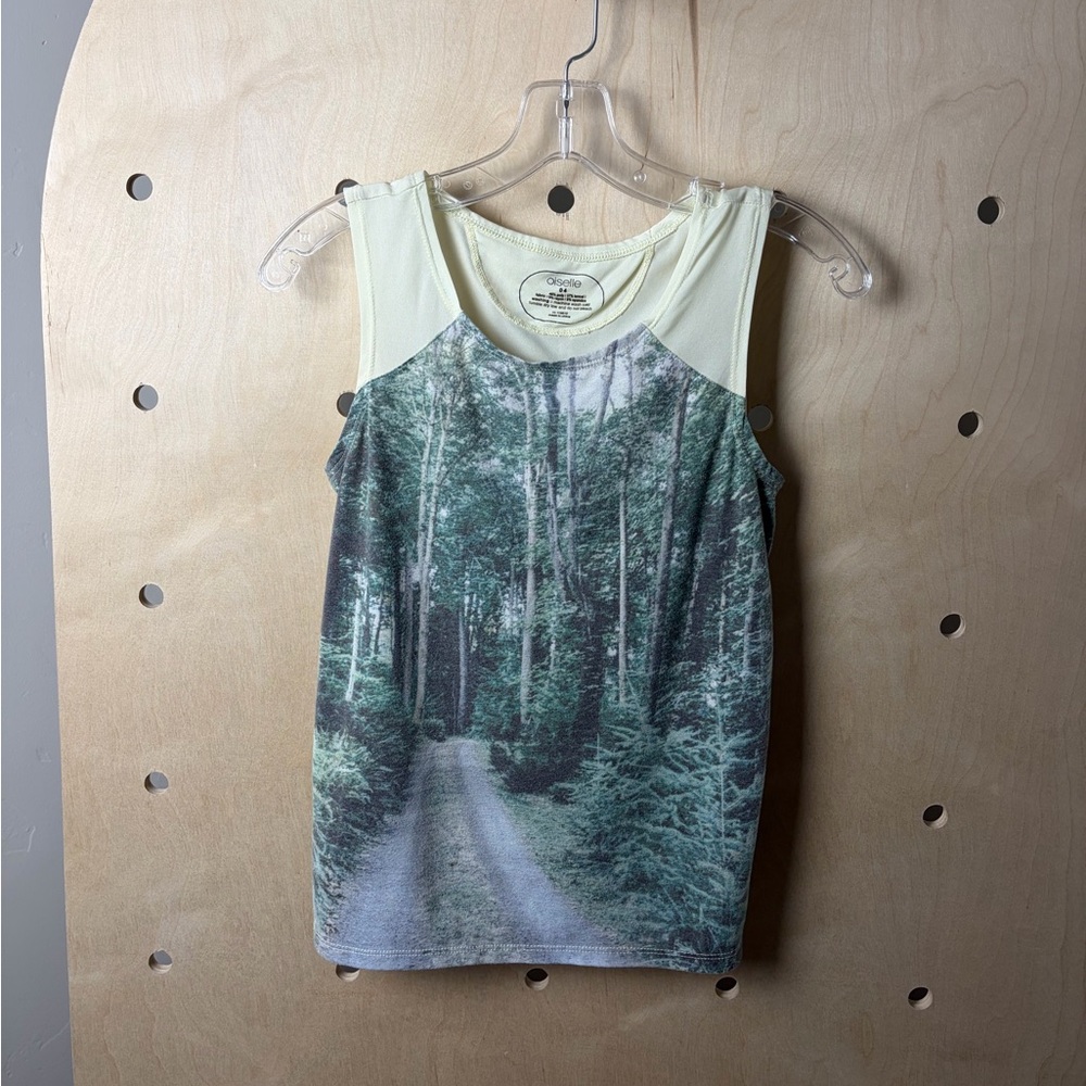 Oiselle Forest Path Performance Tank – Size 4 - Picture 2 of 4